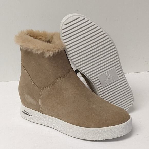 Blondo Haven Waterproof Ankle Boots, Sand Suede, Women's 7 M - Picture 1 of 7